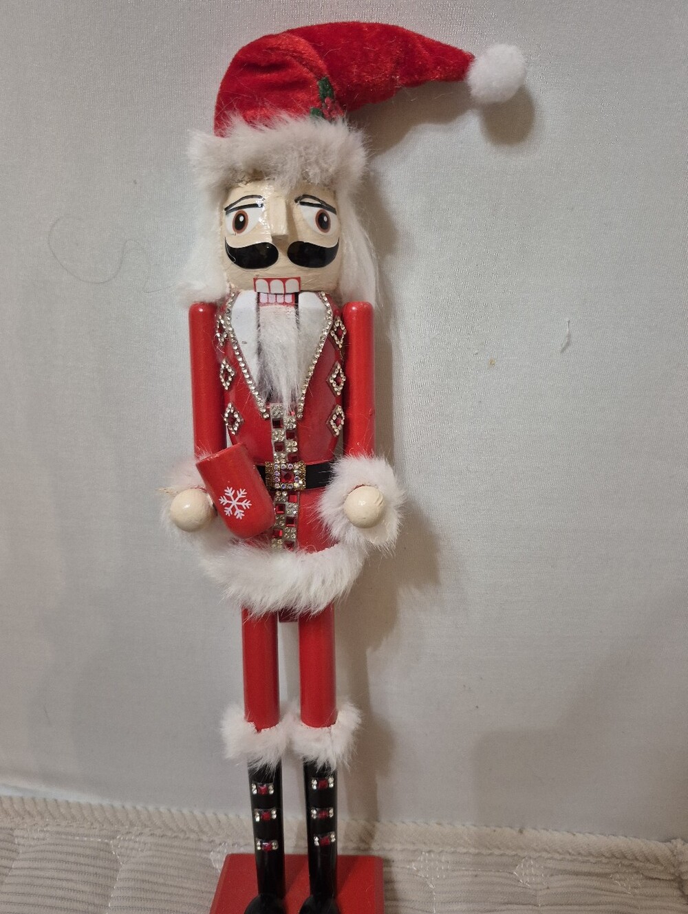 Santa  Nutcracker Holiday Figurine